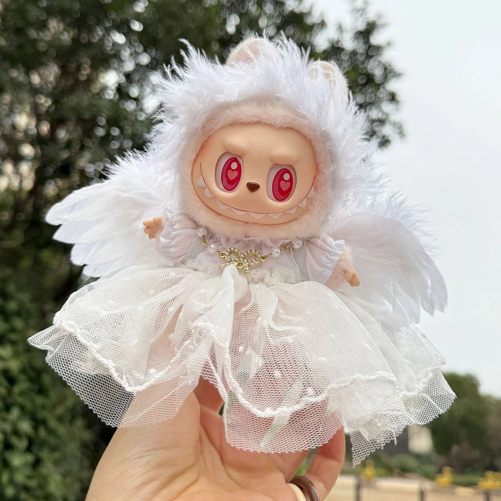 Cute Kawaii Angel and Devil Halloween Labubu Outfits and Accessories