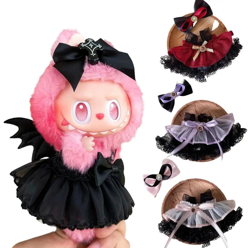 Cute Kawaii Angel and Devil Halloween Labubu Outfits and Accessories