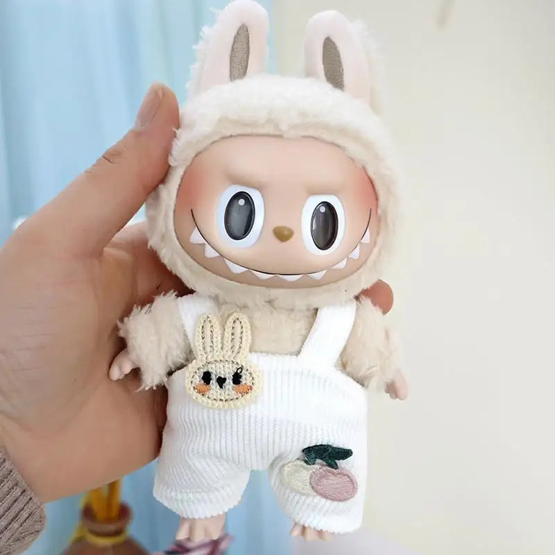Doll Pants and Shirts Accessories for Macaron Labubu PopMart Doll