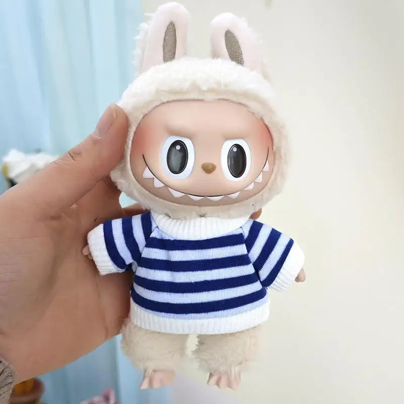 Doll Pants and Shirts Accessories for Macaron Labubu PopMart Doll