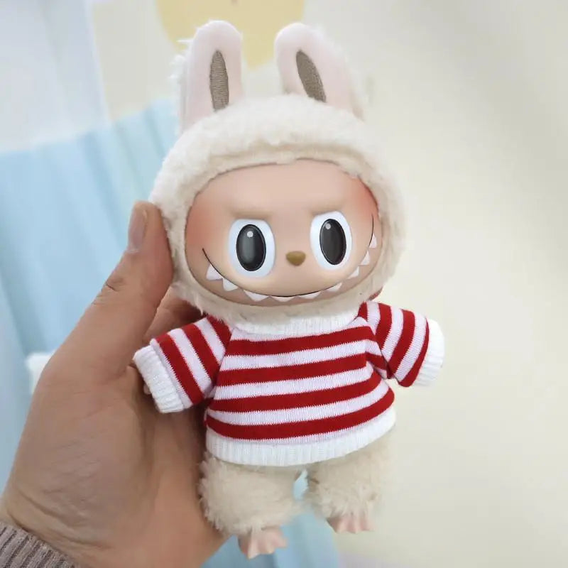 Doll Pants and Shirts Accessories for Macaron Labubu PopMart Doll