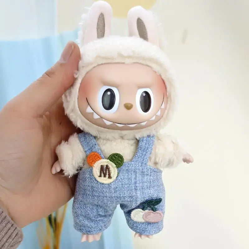 Doll Pants and Shirts Accessories for Macaron Labubu PopMart Doll