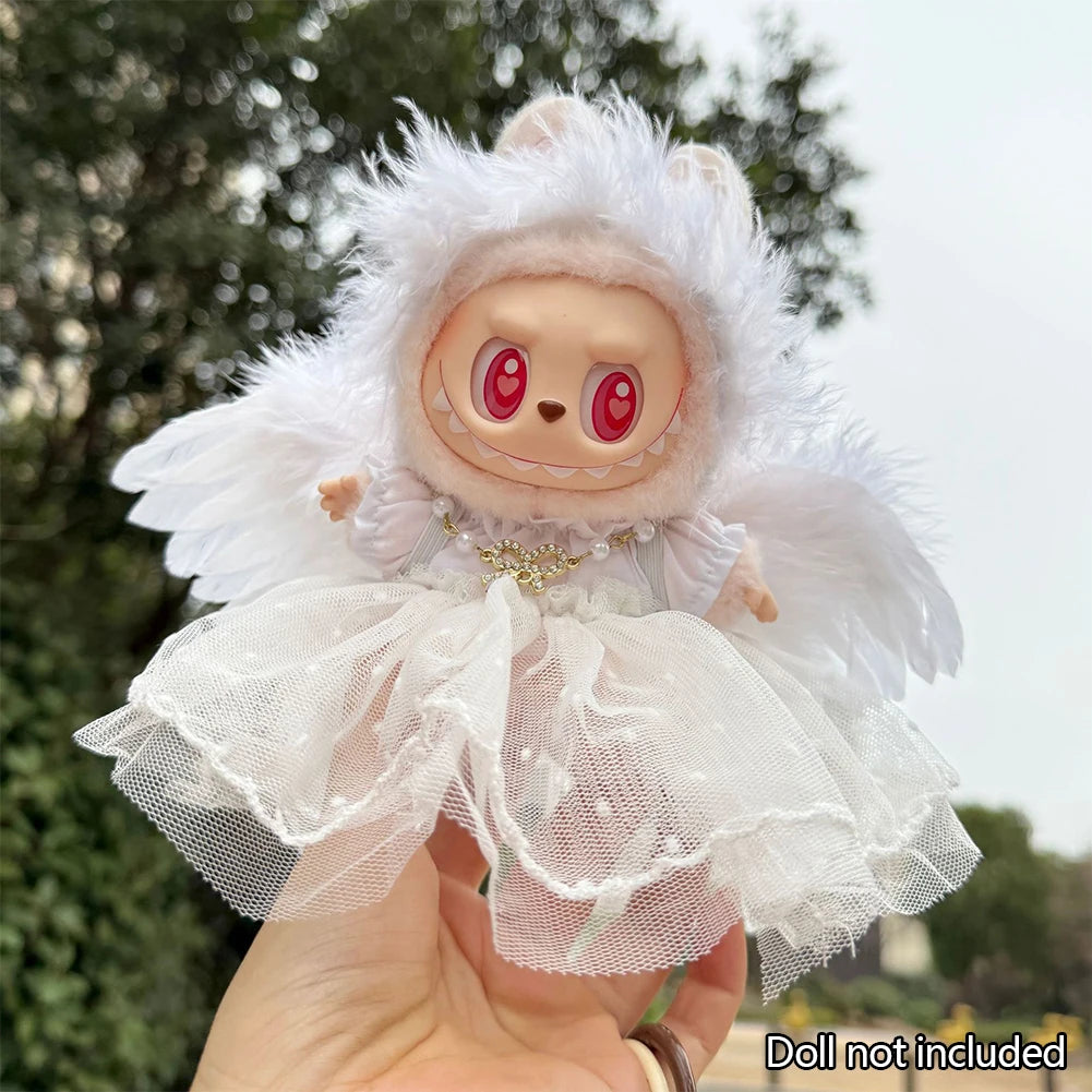 Cute Kawaii Angel and Devil Halloween Labubu Outfits and Accessories