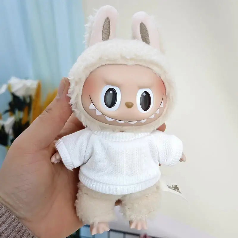 Doll Pants and Shirts Accessories for Macaron Labubu PopMart Doll