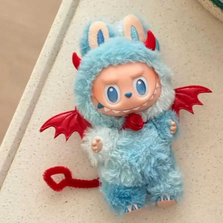 Cute Kawaii Angel and Devil Halloween Labubu Outfits and Accessories
