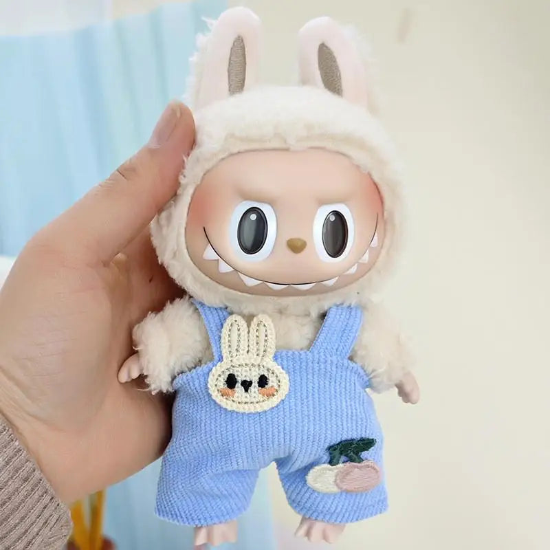 Doll Pants and Shirts Accessories for Macaron Labubu PopMart Doll