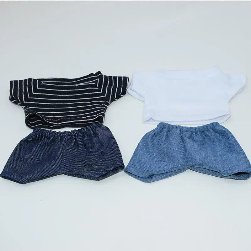 Casual Shorts and T-shirts for Labubu POP MART Dolls